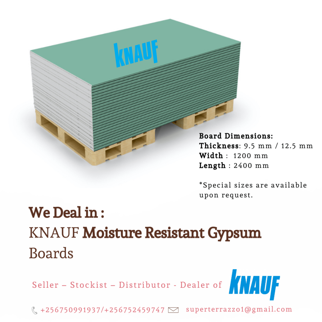 moisture resistant gypsum board