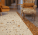 Terrazzo floor tiles
