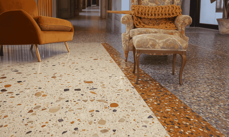 Terrazzo floor tiles: Tiles that leave an impression