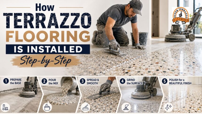 How Terrazzo Flooring Is Installed Step-by-Step